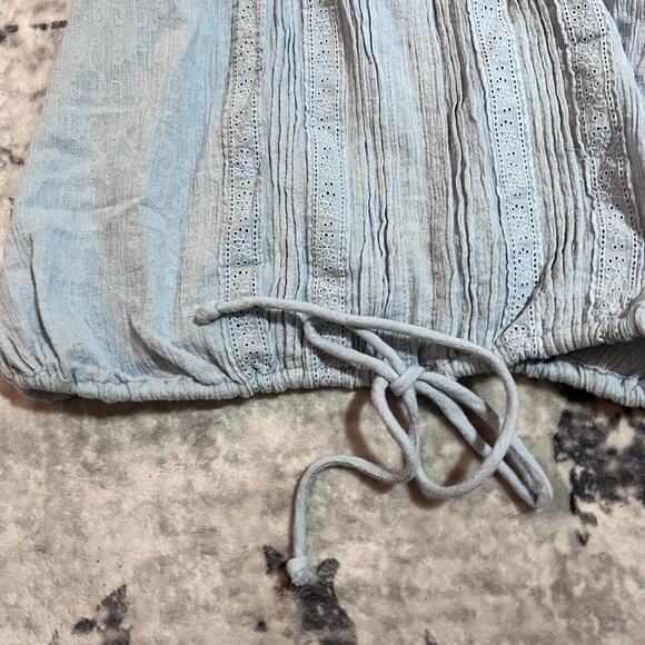 Free People Light Blue Tank Sz Large - Picture 7 of 7